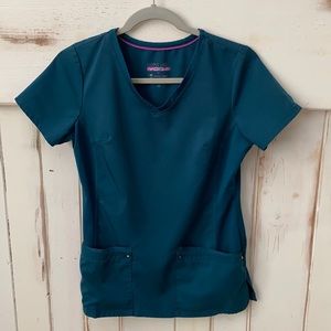 Healing Hands Purple Label Yoga Scrub Top